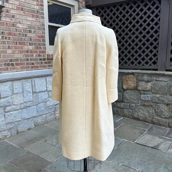 1960s Roos Atkins cream wool vintage coat - Picture 3 of 7